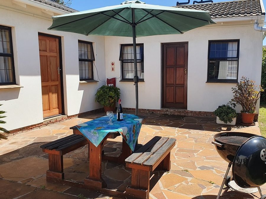 Outdoor Patio with comfortable seating and tables